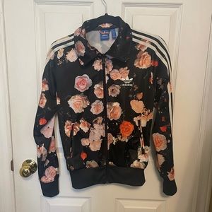 Adidas Floral Zip Up